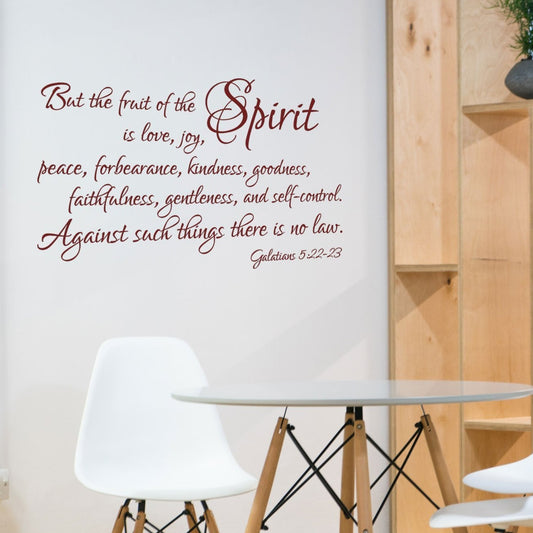 Christian Wall Quote Decal – Scripture Home Decor