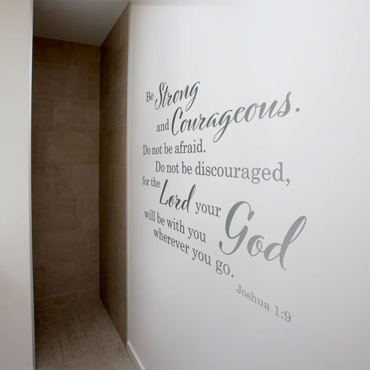 Large Bible Verse Decal – Custom Scripture Wall Sticker