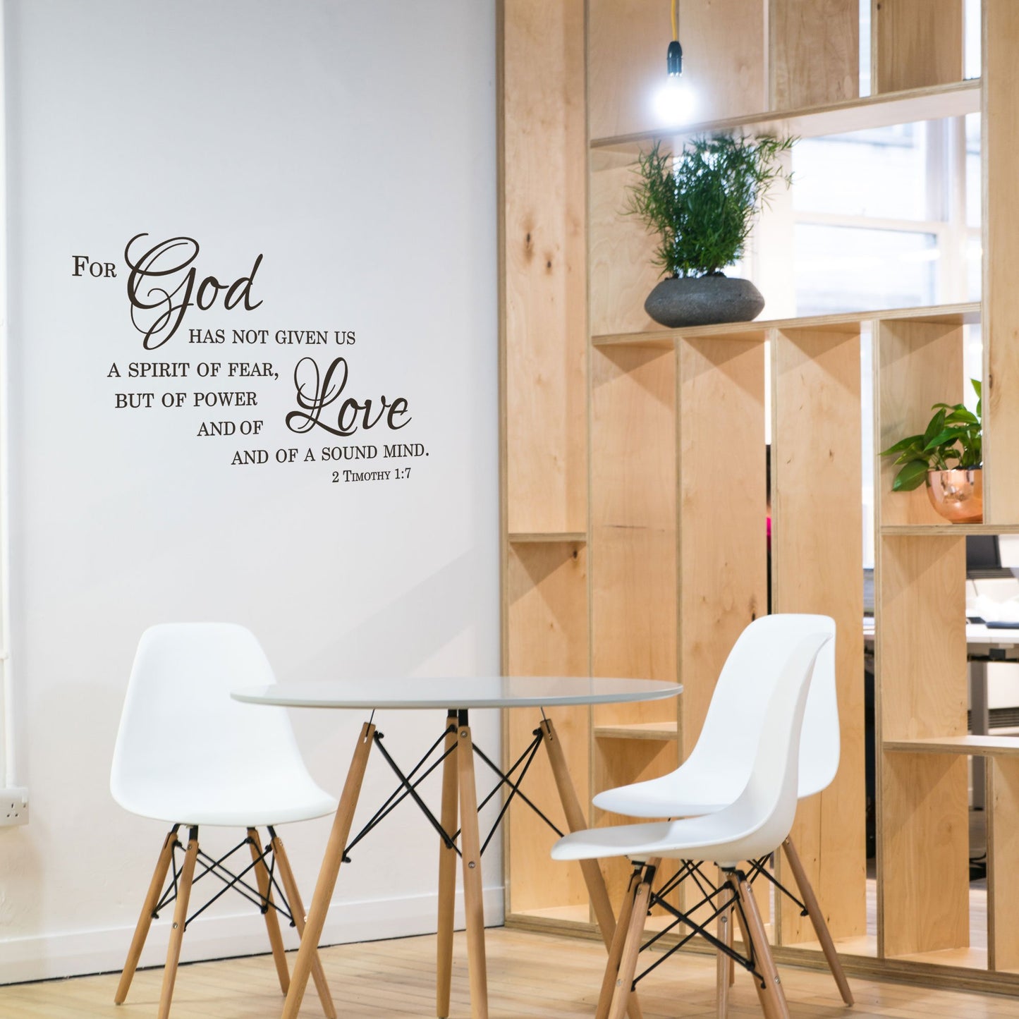 A Spirit Of Power Wall Decal – 2 Timothy 1:7