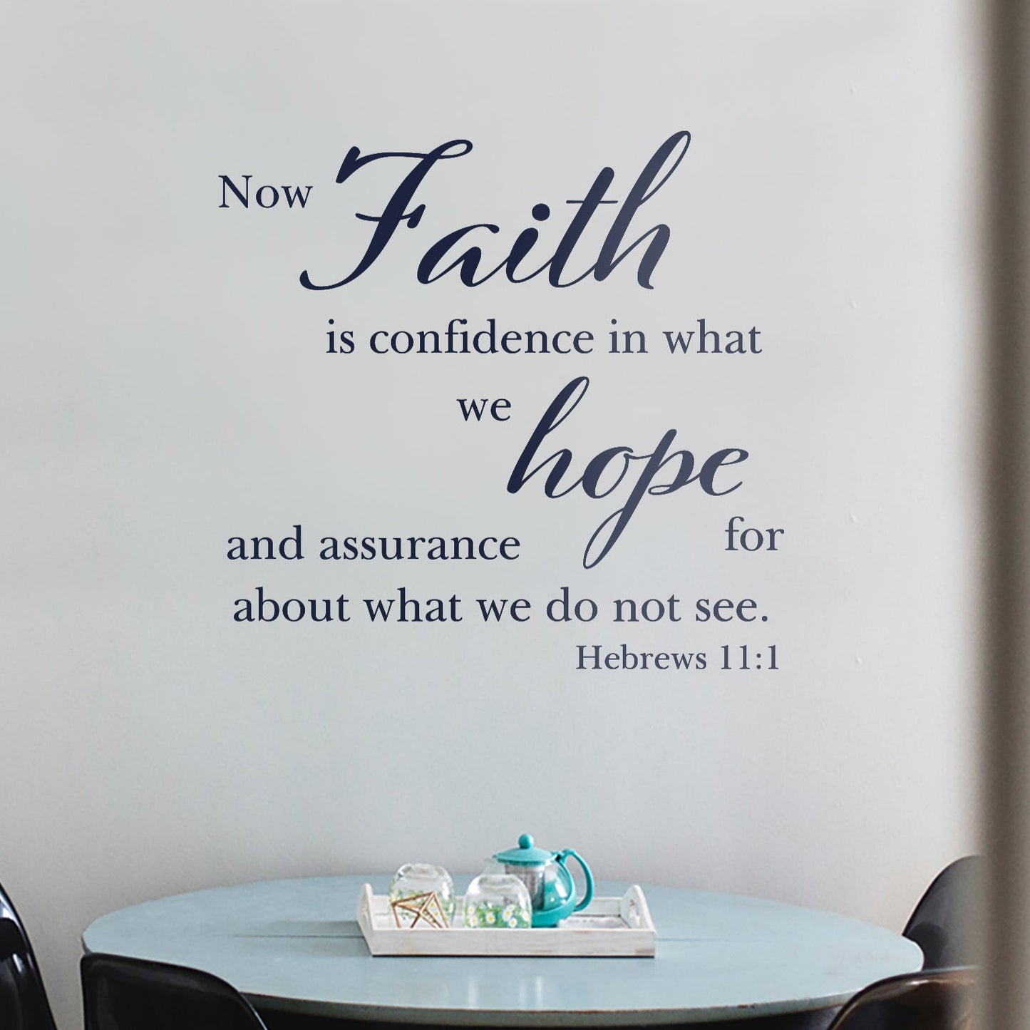Faith Is The Confidence In Hope Wall Decal