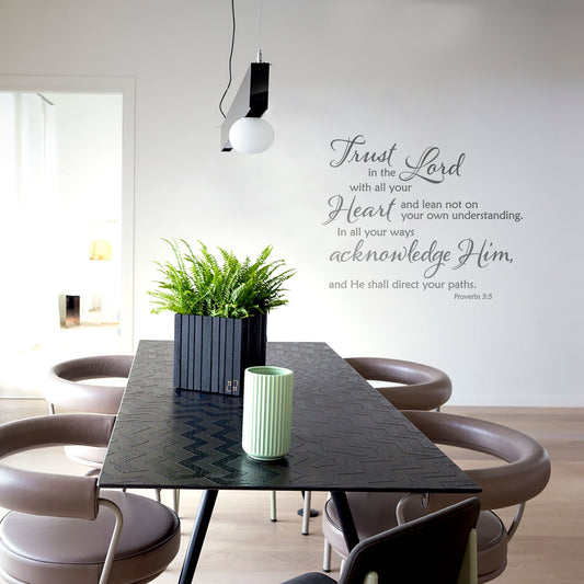 Custom Bible Verse Decal Sticker – Interior Wall Faith Quote