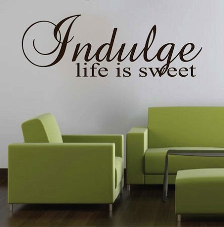 Life Is Sweet Wall Quote Decal - view 1