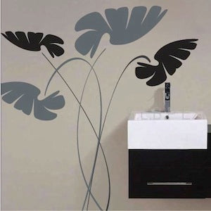 Leafy Stems Wall Decal Set - Design 1 - view 3