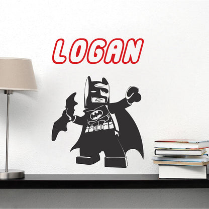Personalized Block Letter Name Wall Decal - view 4
