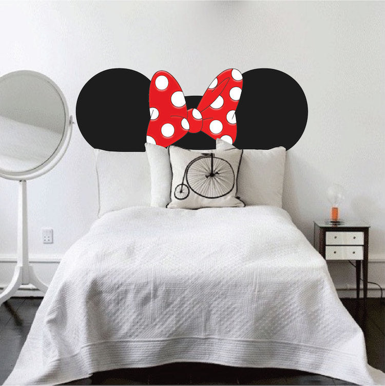 Ears with Bow Decal