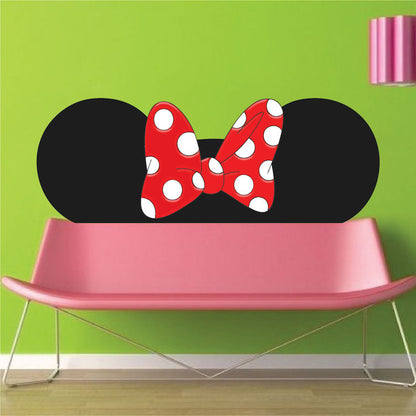 Ears with Bow Decal