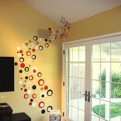 Thick Rings and Dots Wall Decal Set - Design 2 - view 3
