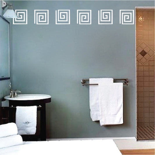 Elegant Motif Wall Decal Set - view 1