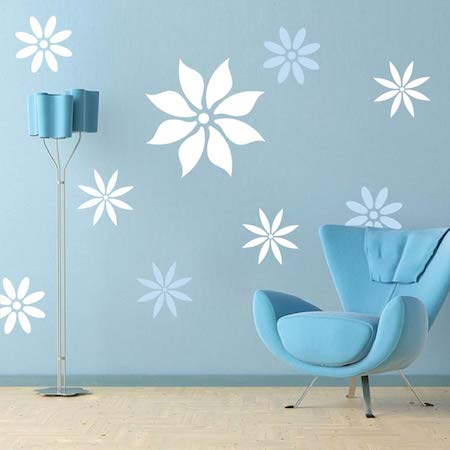 Flower Wall Decal Set - view 2