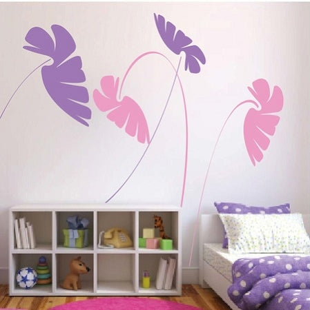 Leafy Stems Wall Decal Set - Design 2 - view 1
