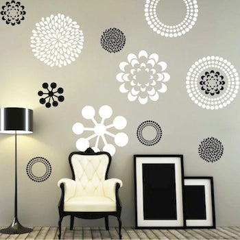 Decorative Pattern Wall Decal Set - view 2