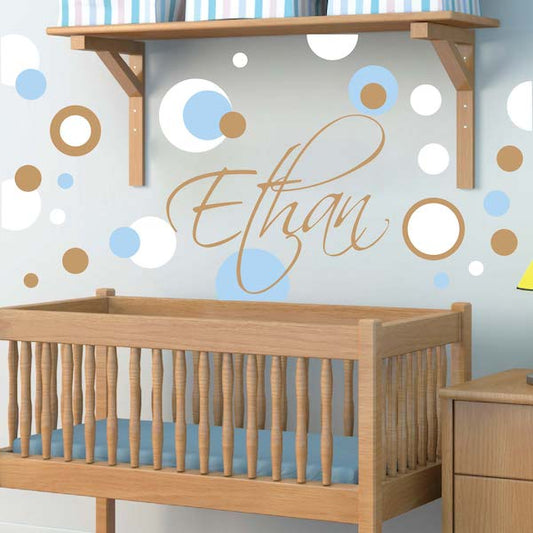 Polka Dot Wall Decal Set - Design 3 - view 1