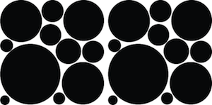 Polka Dot Wall Decal Set - Design 4 - view 4