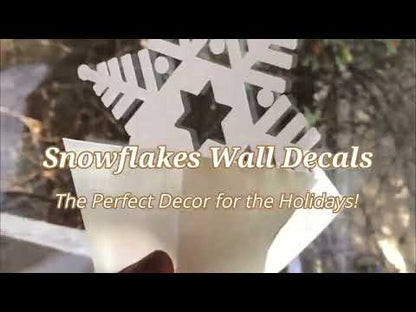 Snowflake Wall & Window Decals — Installation Video