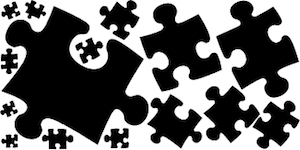 Puzzle Piece Wall Decal Set - view 3