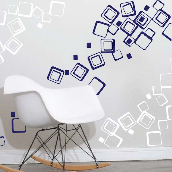 Mini Square Wall Decal Set - view 3