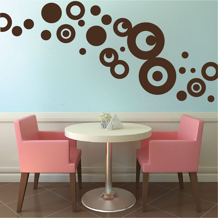 Rings & Dots Wall Decals
