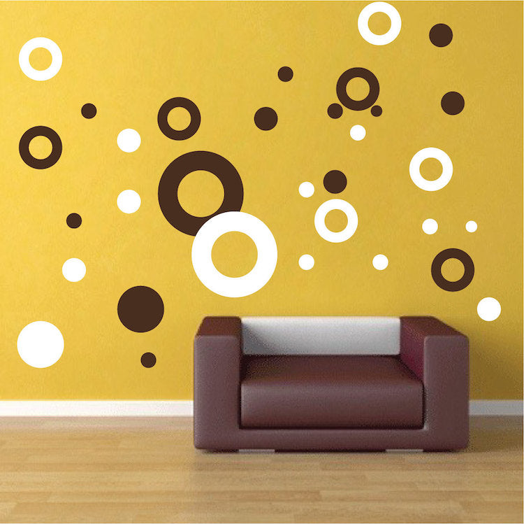 Rings & Dots Wall Decals