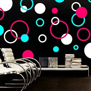 Rings and Dots Wall Decal Set - Design 1 - view 3