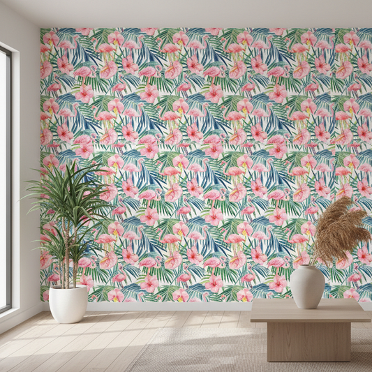 Flamingo Self Adhesive Wallpaper