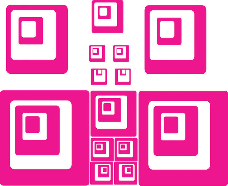 Geometric Square Decal Set