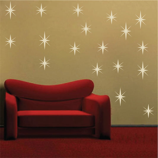 Sparkle Star Wall Decals
