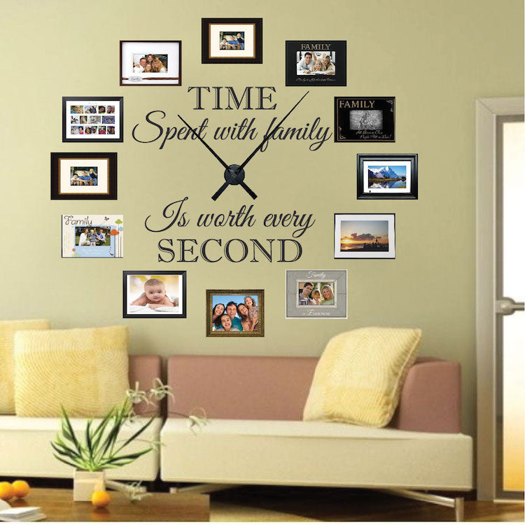 Family Time Wall Quote Decal - view 2