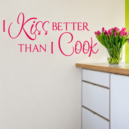 Kitchen Wall Quote Decal on wall