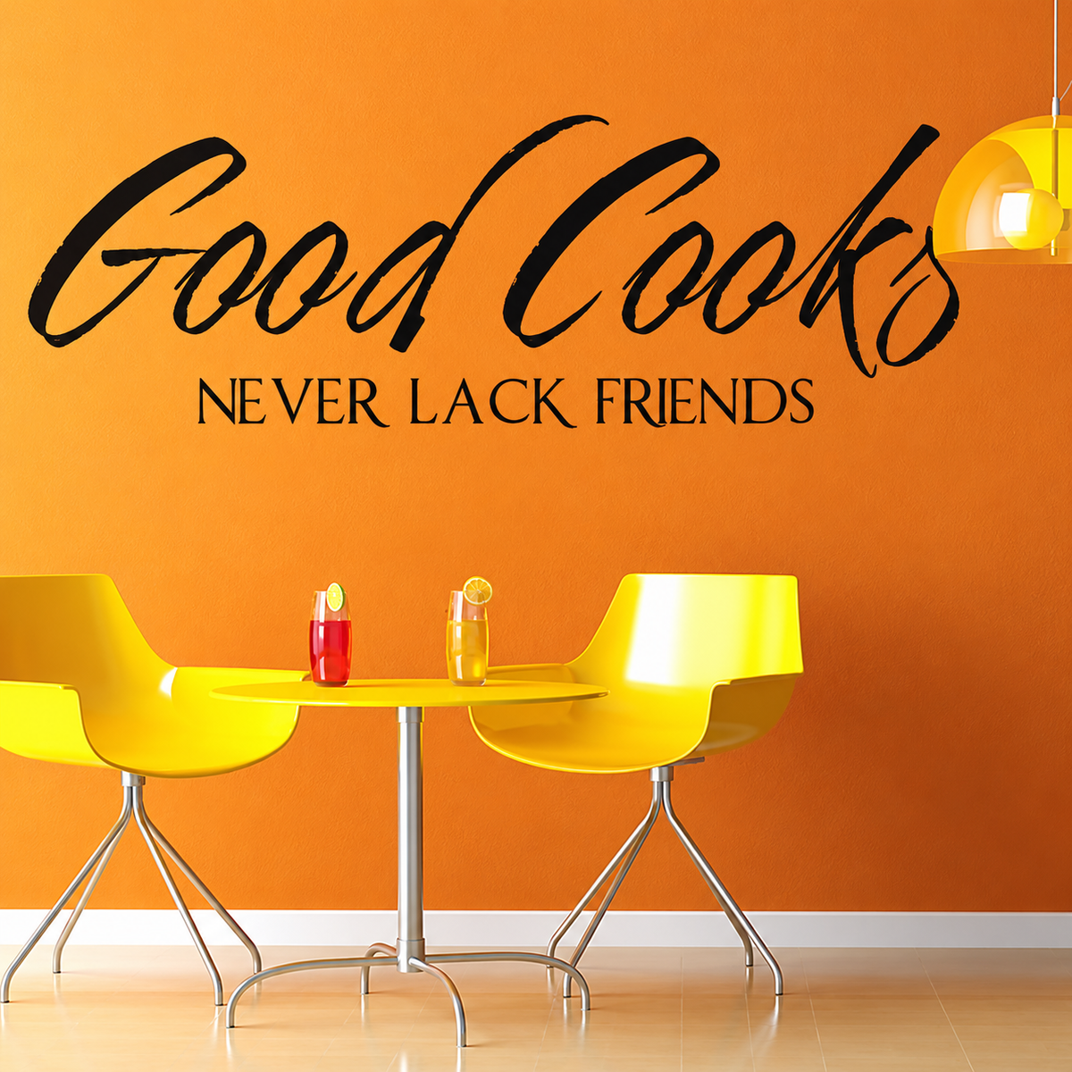 Kitchen Wall Quote Decal on wall