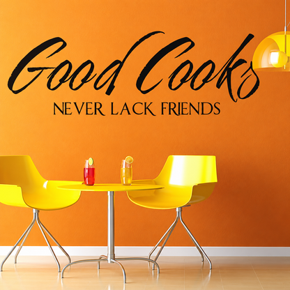 Kitchen Wall Quote Decal on wall