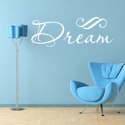 Inspirational Wall Quote Decal on wall