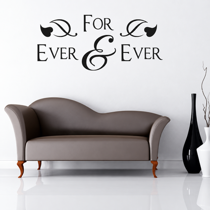 Marriage Wall Quote Decal on wall