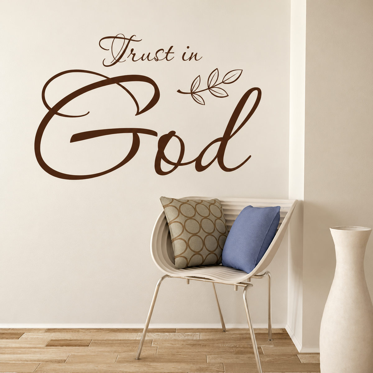 Spiritual Wall Quote Decal on wall