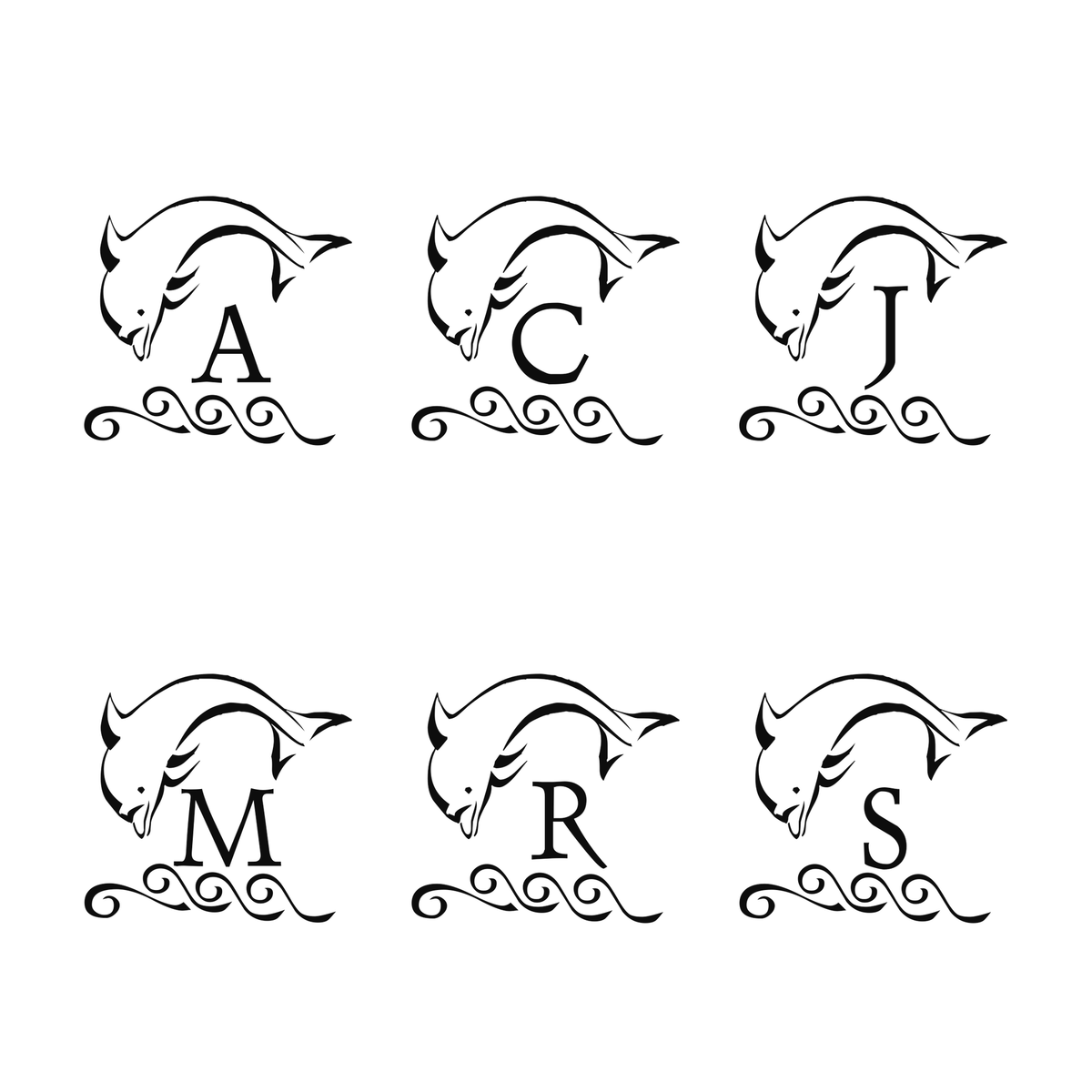 Decorative initial examples