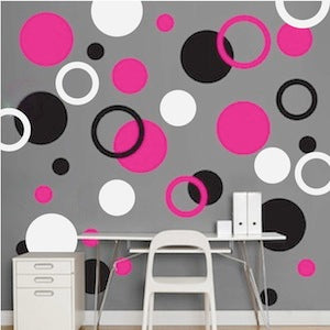 Rings and Dots Wall Decal Set - Design 3 - view 1