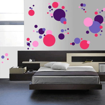 Polka Dot Wall Decal Set - Design 4 - view 2