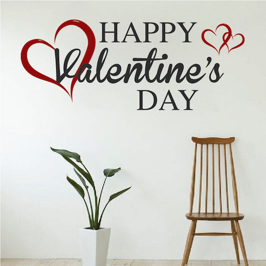 Happy Valentines Day Wall Decal - view 1