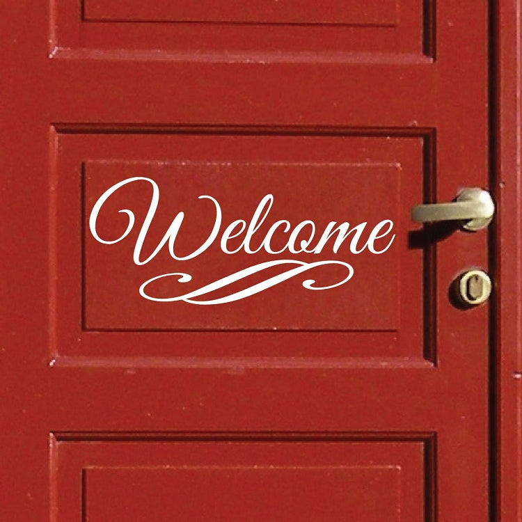 Welcome Wall Lettering Decal - view 1