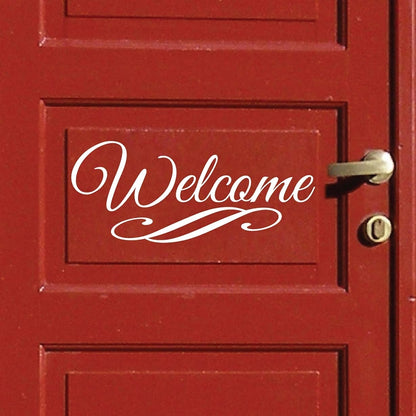 Welcome Wall Lettering Decal - view 1