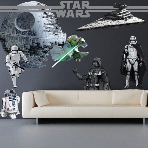 Robot Kids Room Wall Decal Murals Removable Bedroom Decor Apartment Art, a98