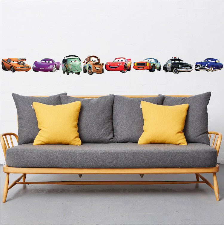 Cars Wall Decals Kids Bedroom Wall Removable Stickers Boys Room Designs, b43