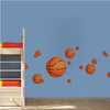 Basketball Wall Decal Sport College Basket Ball Kids Room Sports Vinyl Decor, s02