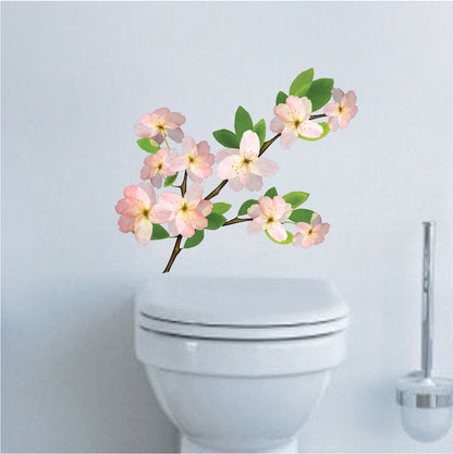 Beautiful Flower Wall Decal Mural Removable Flowers Wall Decor Bedroom Art Mural, s96