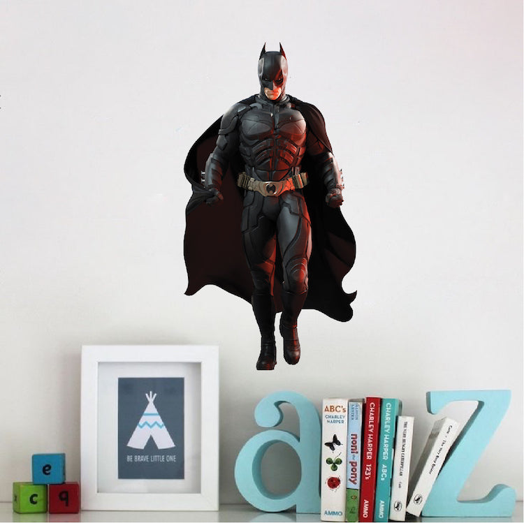 Bat Wall Decal Wall Art Kids Dark Knight Wall Decor Superhero Sticker, s10