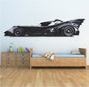 Bat Car Wall Decal Wall Art Bat Car Kids Bedroom Wall Decor Superhero Sticker, b05