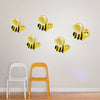Bumble Bee Wall Sticker Decal Wall Art Buzzing Bees Wall Decor Animal Wall Stickers, n55