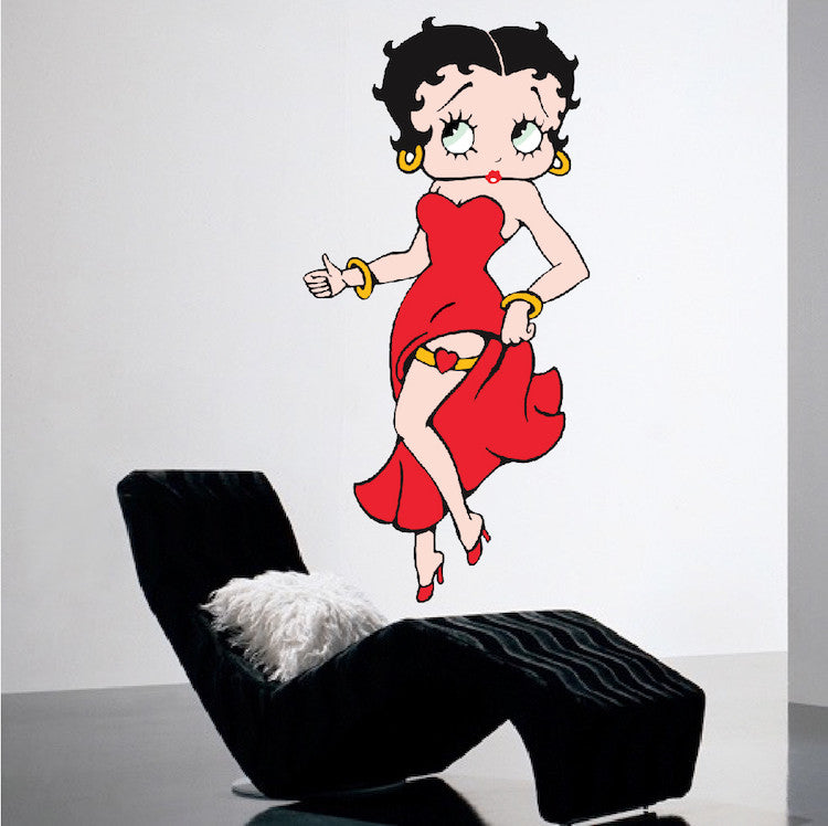 Betty Wall Mural Decal Removable Bedroom Living Room Decor Dorm Room, b01