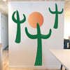 Cactus Wall Decal Mural Removable Sun Wall Decor Cacti Desert Bedroom Art Mural, n39
