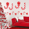 Candy Cane Wall Decal Decor Peppermint Removable Winter Decorations Room Christmas Sweets, h39