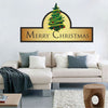 Merry Christmas Decor Living Room Decal Apartment Happy Holidays Art Bedroom Sticker, h30